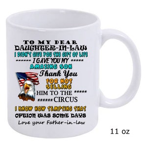 Daughter In Law Ceramic Coffee Mug