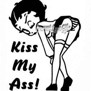 Betty Boop,  Vinyl Decal For Your Home, Car, Window, Electronics, Etc