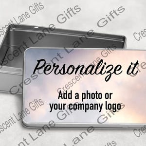 Boîte en aluminium personnalisée | boîte de rangement pour photos | puzzle en métal | boîte cadeau à biscuits | Boîte cadeau avec logo d'entreprise | boîte de bonbons | boîte de chocolat