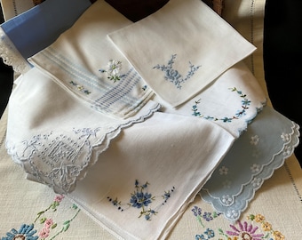 Pañuelo bordado vintage: Pañuelo de recuerdo para bodas