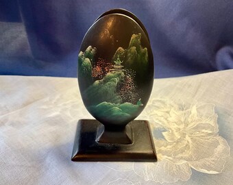 Portacartas japonés lacado pintado a mano