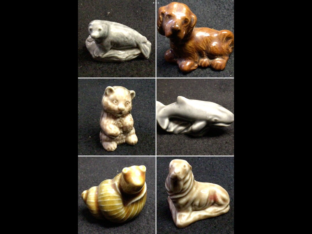 Set of Six Wade Whimsies Animals and Sea Life Etsy