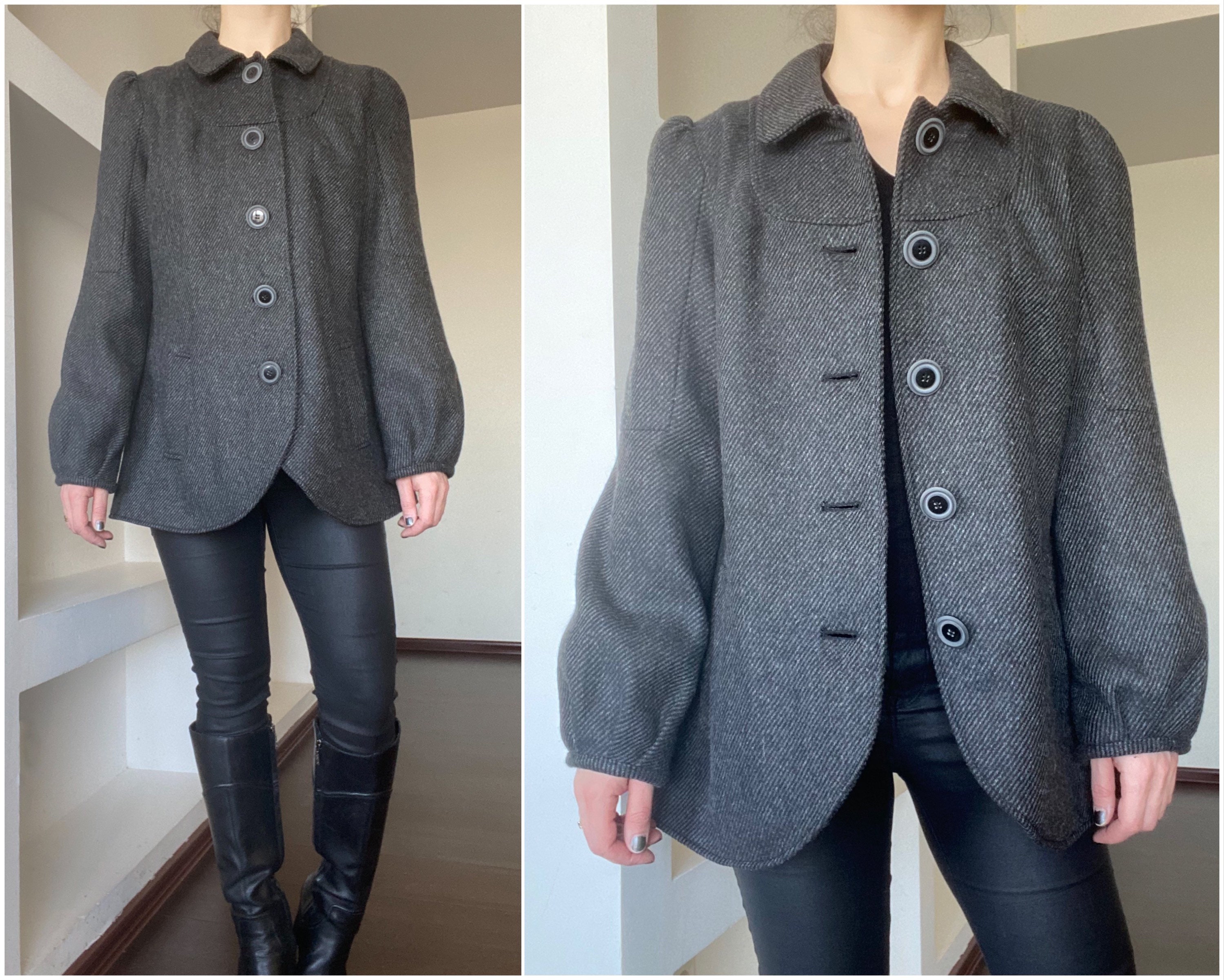Modern tweed jackets for spring - une femme d'un certain âge