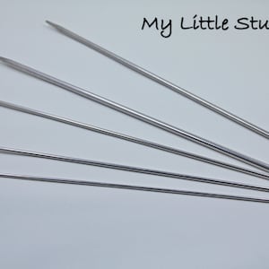 Metal Double Pointed Knitting Needles-10 Sizes Available-250mm long-Tapestry Embroidery Knitting Tool-Iron Needles-Double sided needles