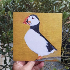 Fathers Day Puffin Card | Puffin Bird Lovers |Boyfriend | Husband |Any Occassion | Partner | Blank Inside