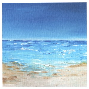 Seaside Card | Card for Any Occassion |Nautical Thank You Card |Beach Blank Inside | Birthday Card Beach UK | Ocean Card| Thank You Card