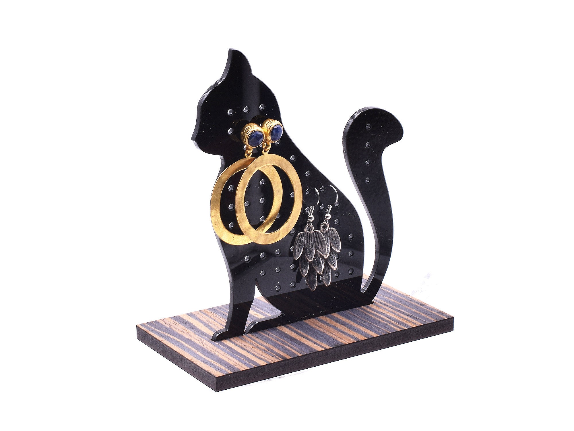 Cat Shaped Earring Jewellery Display Stand Holder bedroom Etsy