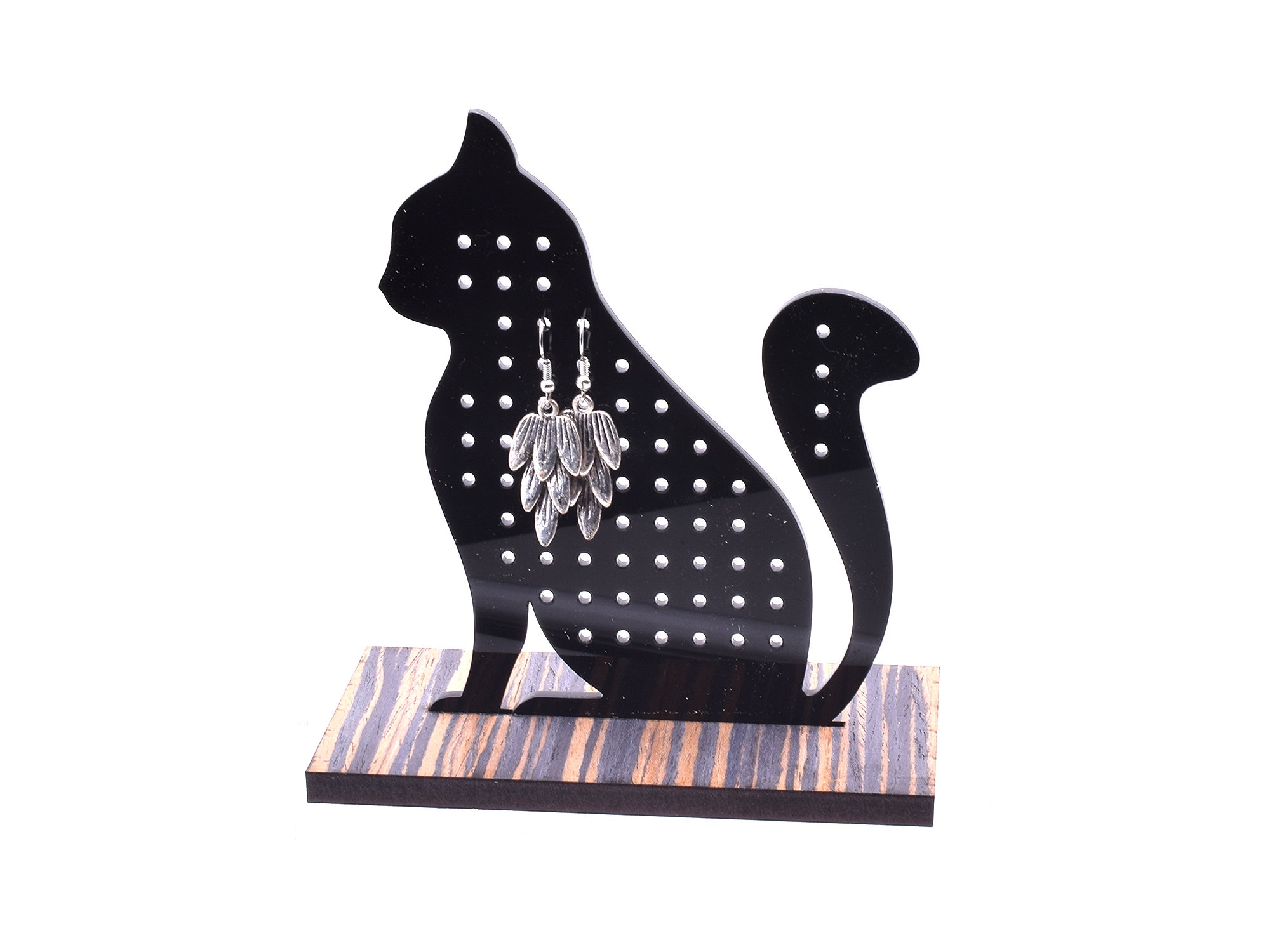 Cat Shaped Earring Jewellery Display Stand Holder bedroom Etsy