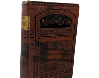 Early Poems by John Greenleaf Whittier Antique c. 1900 Hardcover Poetry Book Arlington Edition