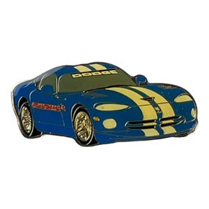 1996 Indianapolis 500 Pace Car Lapel Hat Pin Blue Dodge Viper IndyCar Racing Fan Gift Souvenir