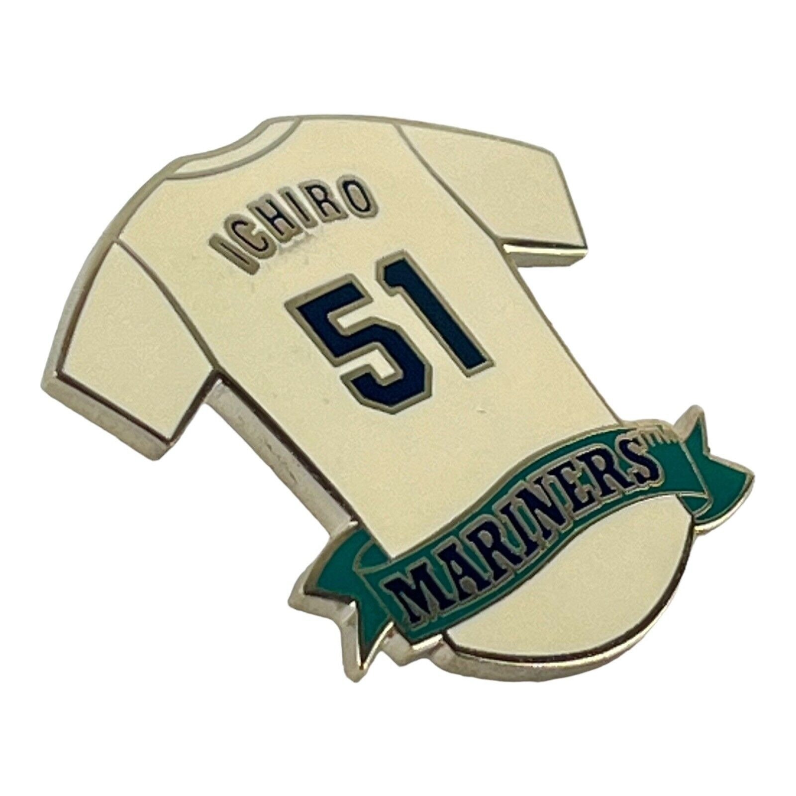 51 ICHIRO SUZUKI Seattle Mariners MLB OF White Throwback Jersey