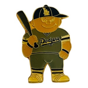 Vintage Los Angeles Dodgers Baseball Player Lapel Hat Pin Fan Gift MLB Souvenir 1989