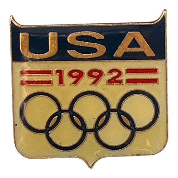 Vintage Team USA Barcelona 1992 Olympics Lapel Ha… - image 1