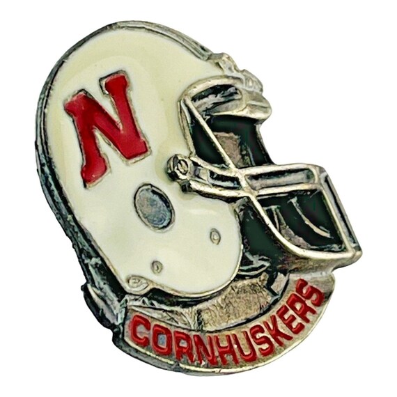 Nebraska Cornhuskers Football Helmet Vintage Lape… - image 2