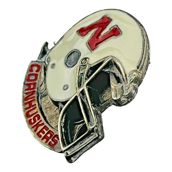 Nebraska Cornhuskers Football Helmet Vintage Lape… - image 3