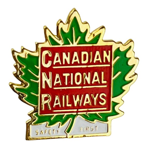 Vintage Canadian National Railways Safety First La