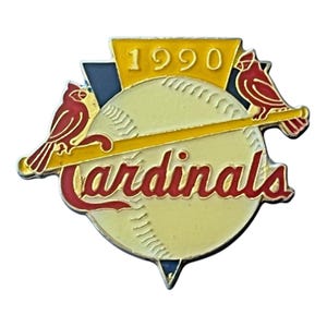 St Louis Cardinals Baseball Lapel Hat Pin Vintage 1990 Fan Gift MLB Souvenir