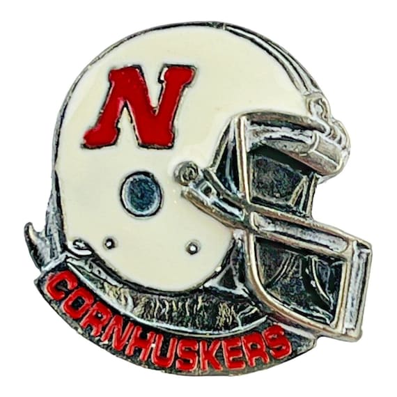 Nebraska Cornhuskers Football Helmet Vintage Lape… - image 1