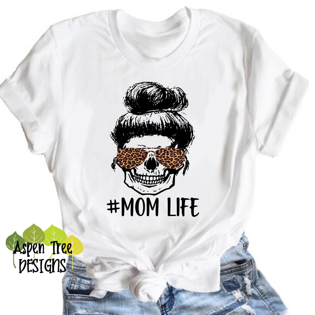 Messy Bun Mom Life: Includes PNG and SVG - Etsy