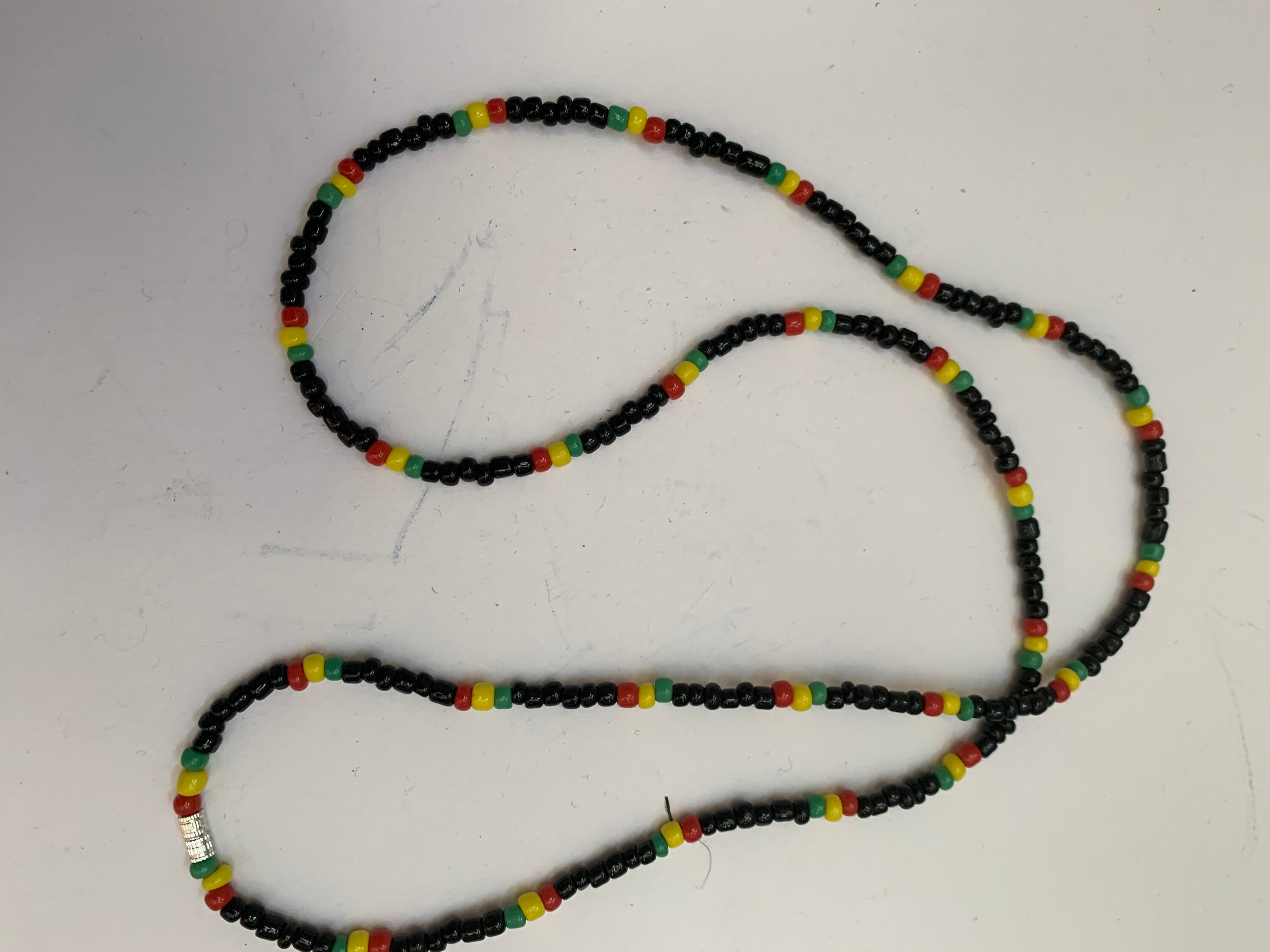 Rastafari Plain Beaded Necklace Etsy Singapore