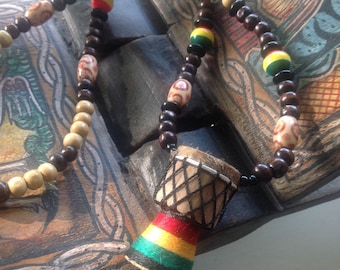 Nyabingi drum necklace