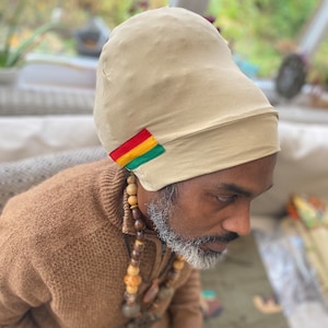Khaki Rasta hat Rasta turban for man Rasta khaki headwrap Rasta tam bobo turban