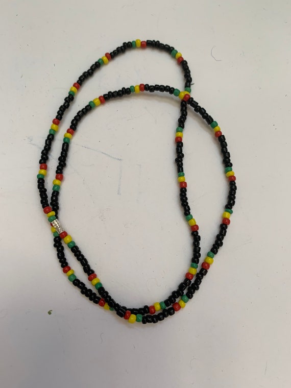 Rasta bead best sale necklace