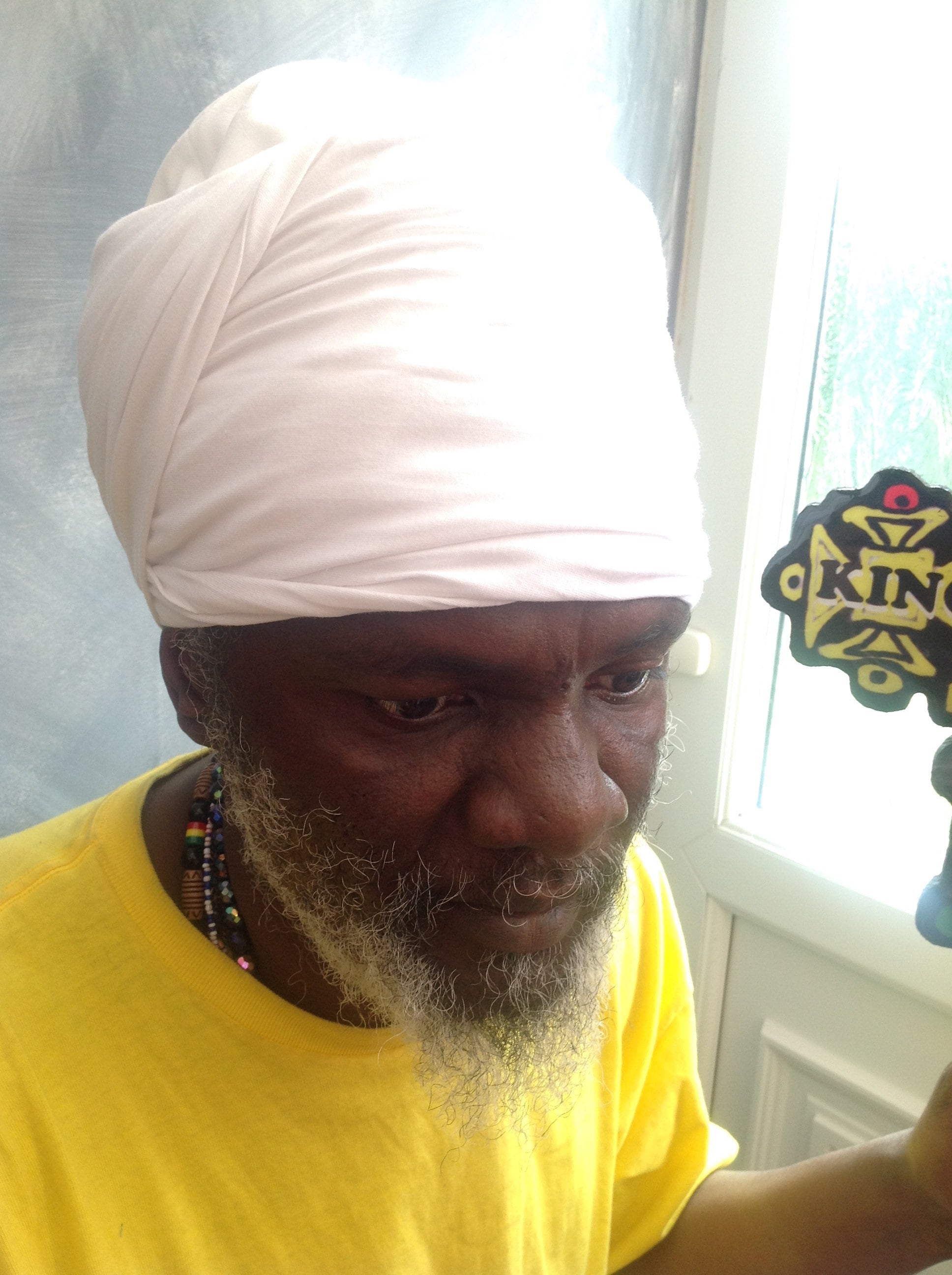 Original White Rasta Turban Rastaman Turban Nyabinghi White Turban ...