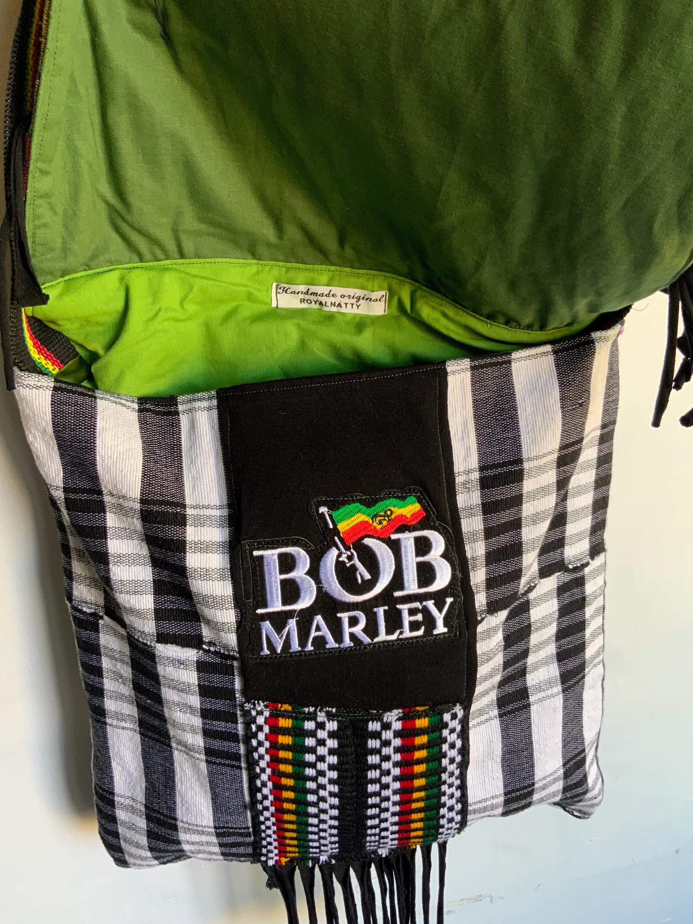 One Love Festival Bag Bob Marley Traveller Handmade Bag Recycled 
