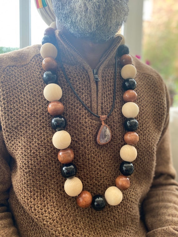 Wood Bead Necklaces