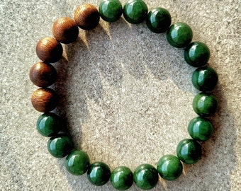 Agarwood, Grade A Jade Bracelet *Limited Edition*