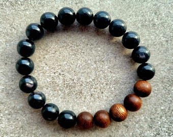 Agarwood, Hyacinth Zircon Stone Bracelet *Limited Edition*