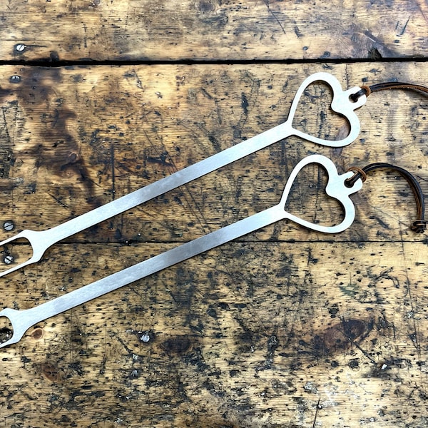 Love Heart Toasting Fork - Marshmallows Toasting, Fire Pit Accessories, Valentines Day Gift