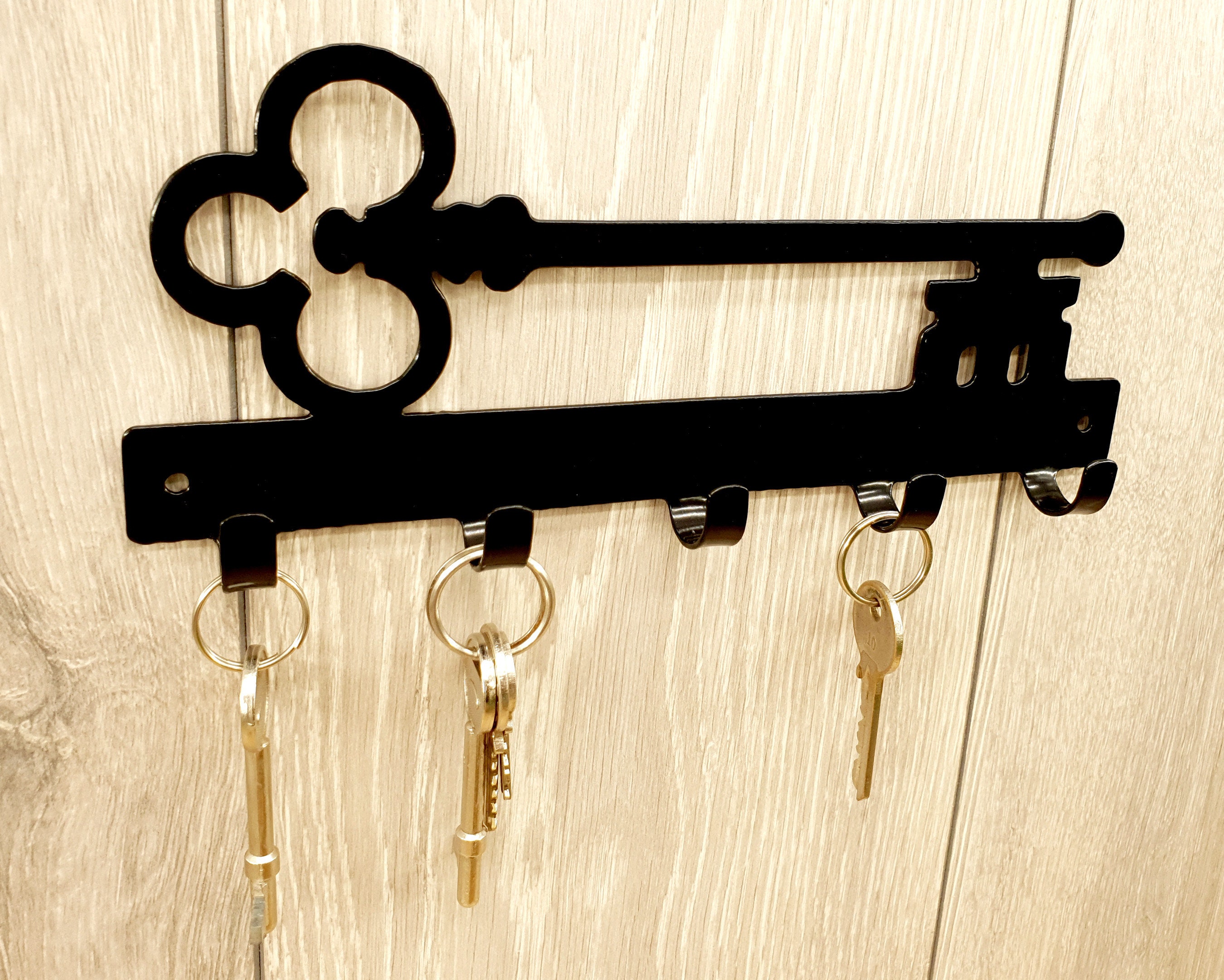 Metal Key Rack Traditional Metal Key Rack Key Design Etsy