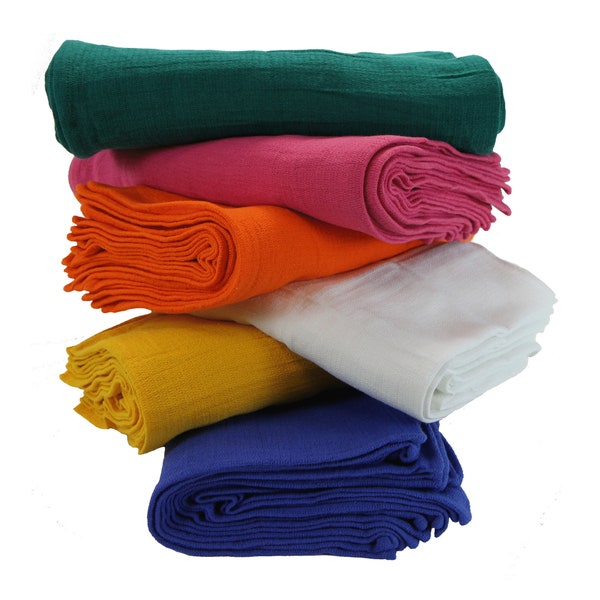12 Pack of Surgical Huck Wave Cleaning Cloths (16 x 26 in) -  Color Options - 100% Cotton Towels