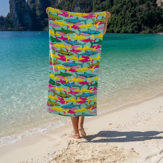 Velour beach towels clearance