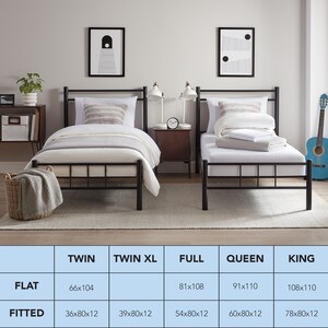ZPECC 8-Pack King Flat Sheets - Soft Microfiber, Color-Coded Hems For Hotels, Airbnb, Rental Properties (White, 105x102 - View #12
