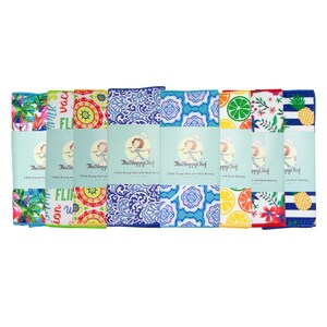 The Sloppy Chef Microfiber Dish Cloths Pack of 6 Assorted Designs New Polyester The Sloppy Chef Microfiber Dish Cloths Pack of 6 Assorted Designs New Polyester