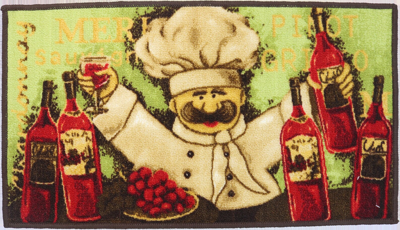 Sloppy Chef Printed Kitchen Rug 18 x 30 in Chef Design Etsy