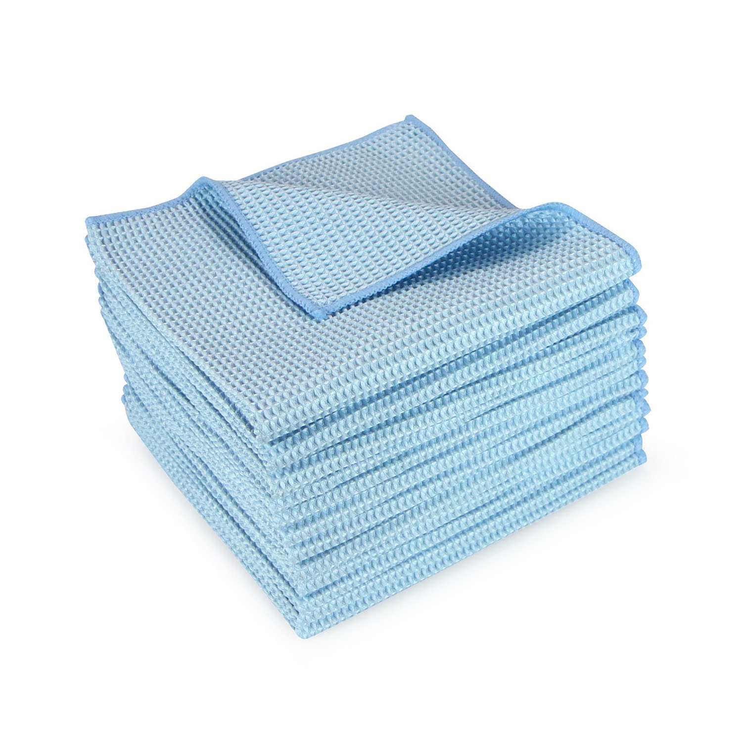 Paquet de 12 chiffons de nettoyage en microfibre gaufrée Options de couleur  16 x 16 Chiffons de nettoyage multi-usages -  Canada