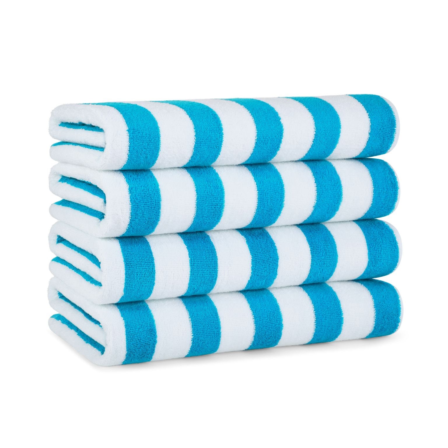 4 Pack of Cabana Beach Towels Extra Large 30x70 Soft Cotton