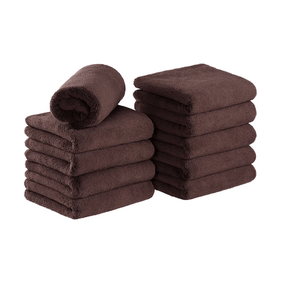 Microfiber Dish Towel, 6-Pack, Coral