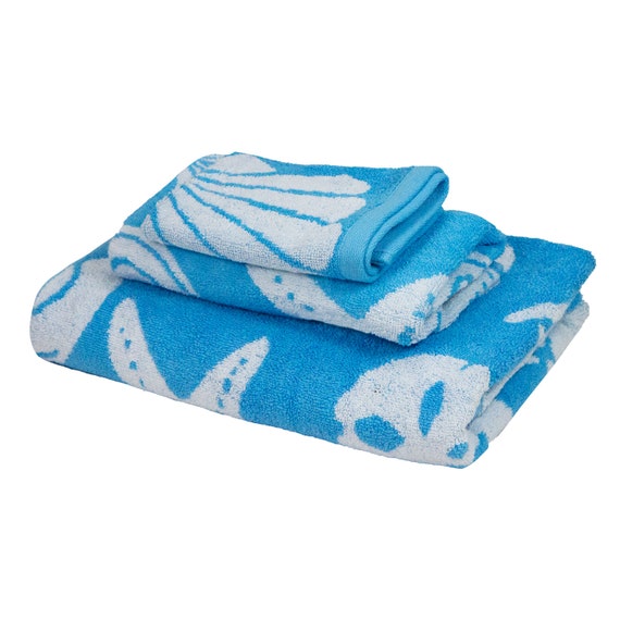 By the Sea Embroidered Bath Towel Set