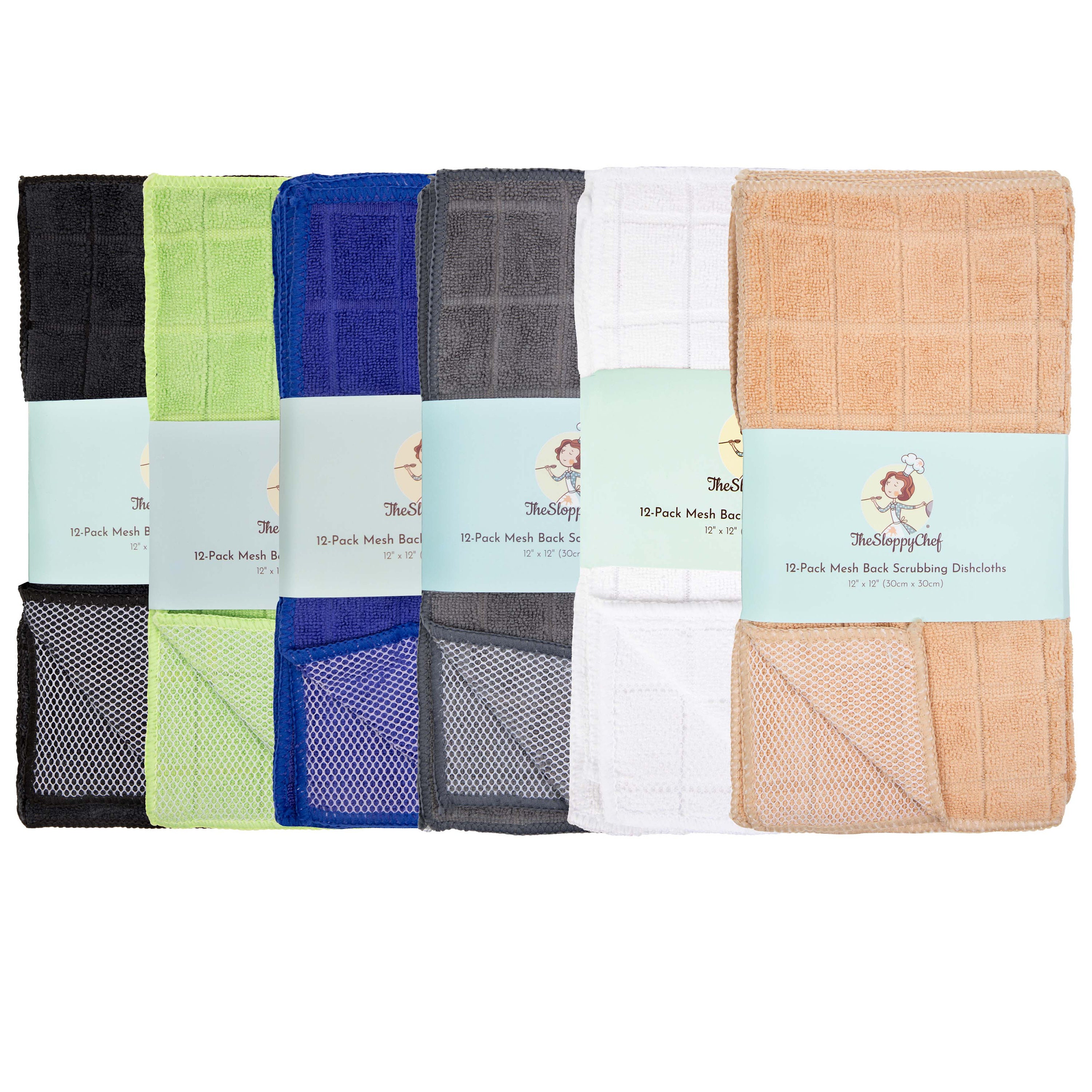 Mesh Backed Kitchen Dishcloths One Side Scrubbing One Side -  Sweden