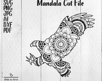 Download Bald Eagle Mandala Etsy