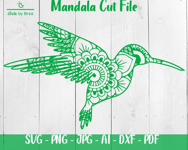 Download Hummingbird Svg Hummingbird Mandala Svg Nature Mandala Svg Etsy