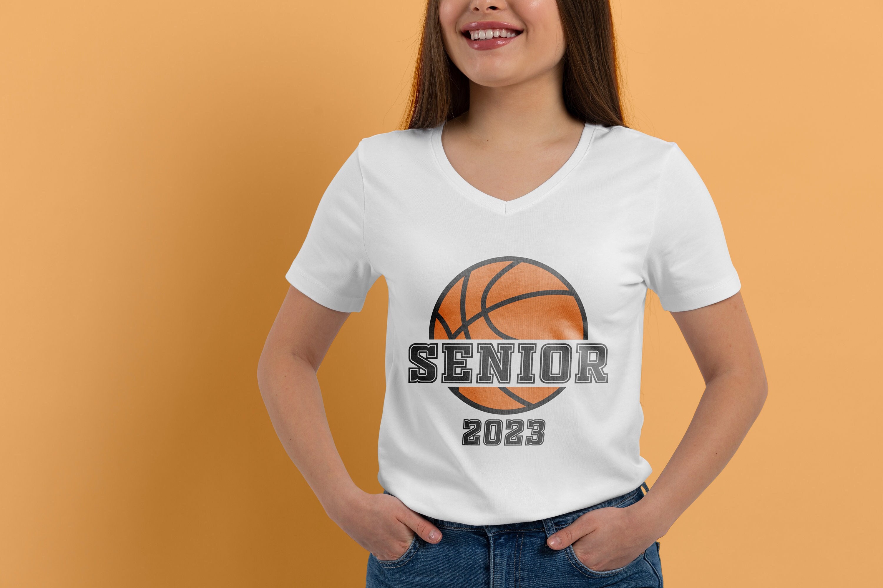 Senior Basketball T-shirt Design Sublimation PNG Digital