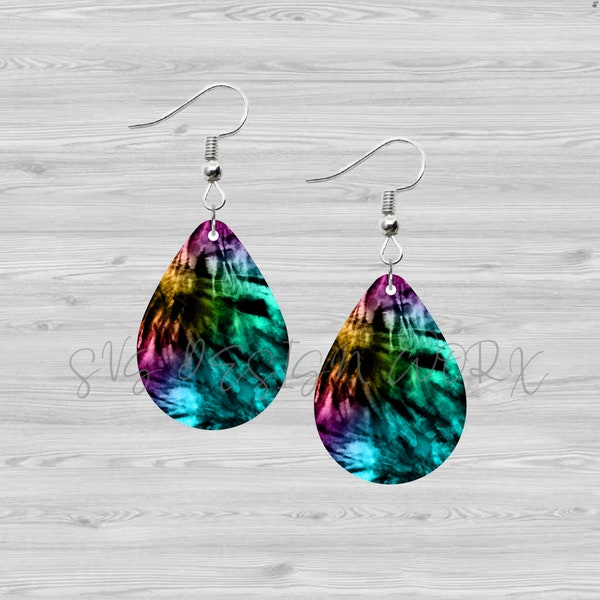 Black tie dye Teardrop earring sublimation design Template, PNG, High resolution,Teardrop earring designs, sublimation designs