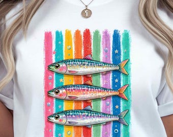 Preppy Sardines Png, lake Png, Colorful Maximalist Sublimation ,Summer Vacation Png, Funny Beach Png, Digital Download