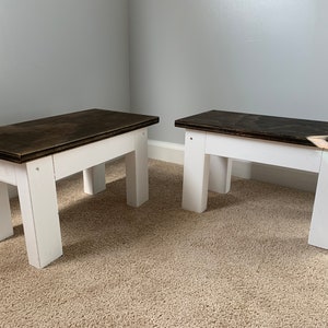 Kids Farmhouse Bench Seat, Farmhouse bench seat image 2